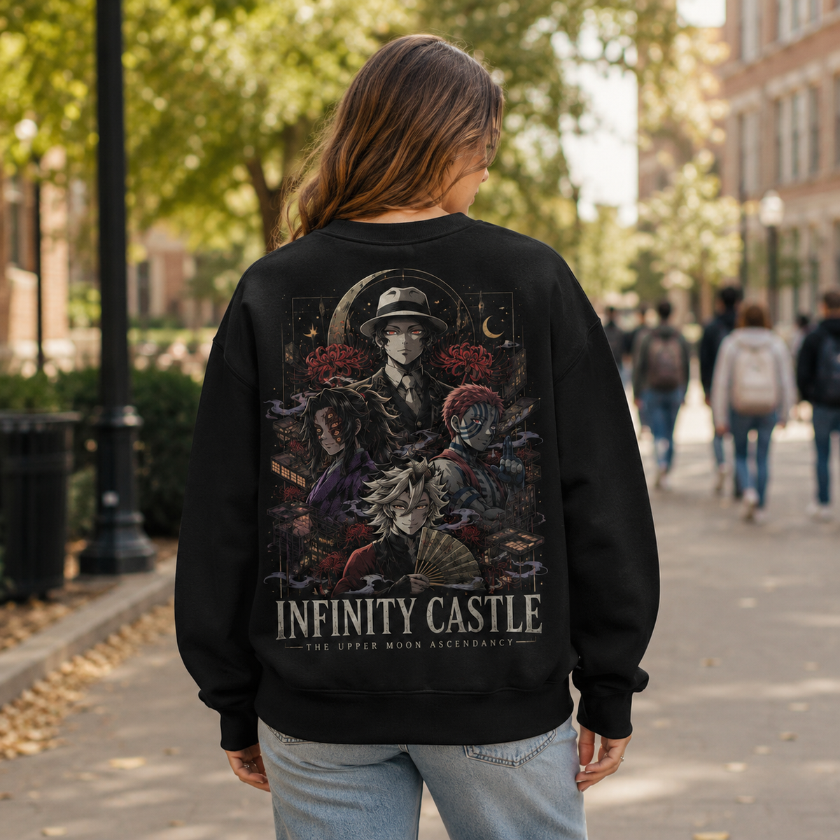 Muzan Kibutsuji Demon Slayer Anime Sweatshirt - Infinity Castle Ascendancy
