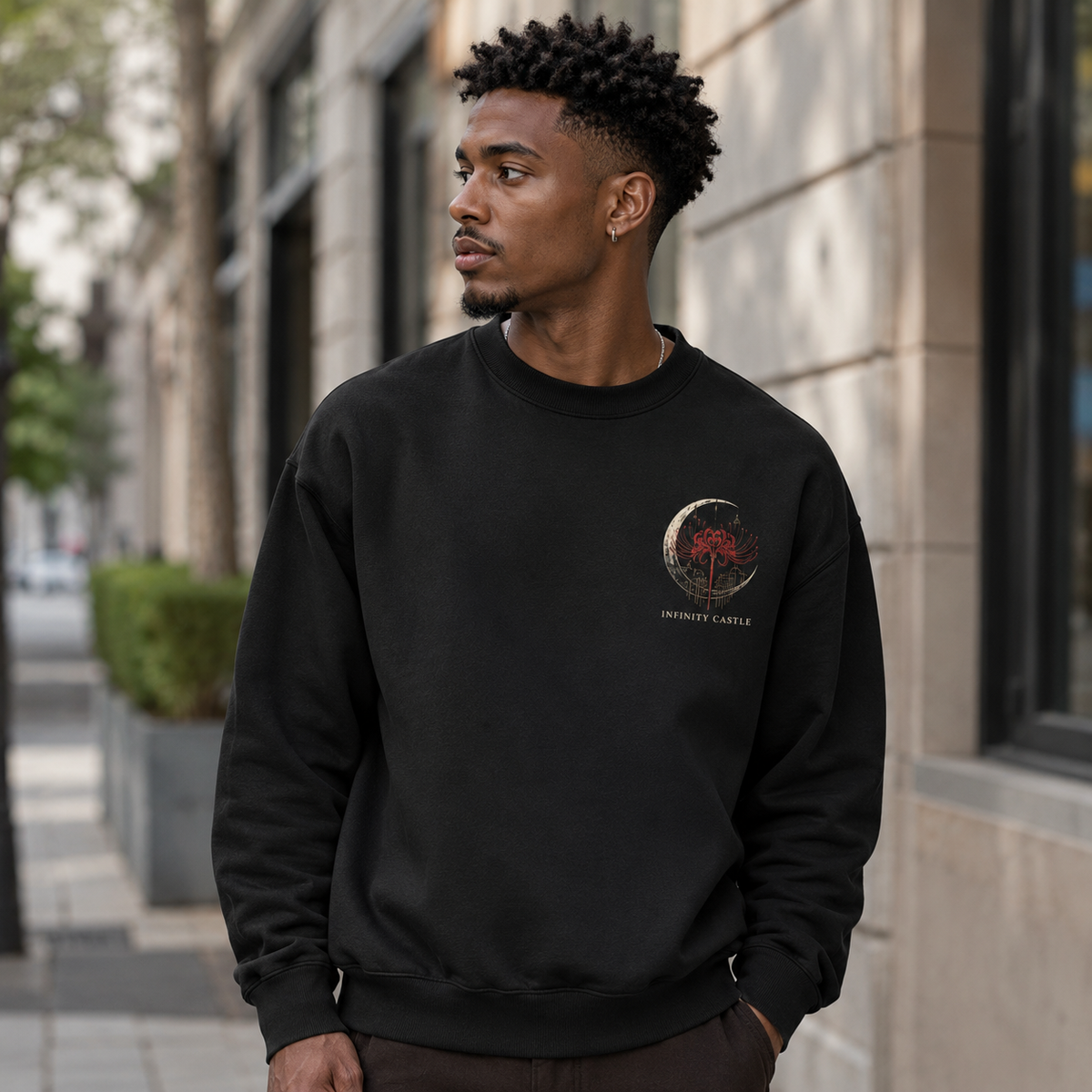Muzan Kibutsuji Demon Slayer Anime Sweatshirt - Infinity Castle Ascendancy