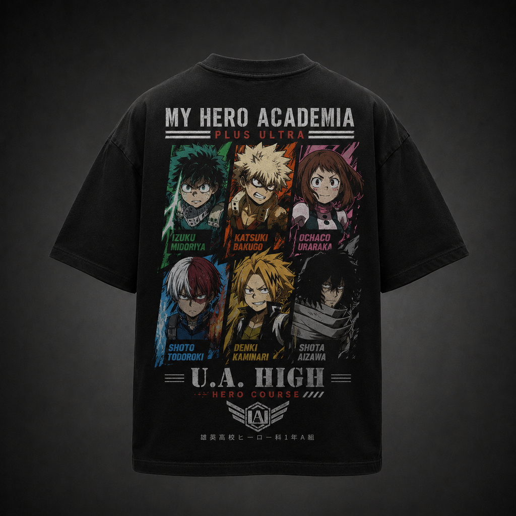 My Hero Academia Anime Graphic Tee - U.A. High Hero Course
