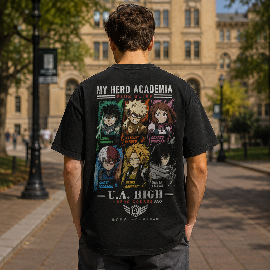 My Hero Academia Anime Graphic Tee - U.A. High Hero Course