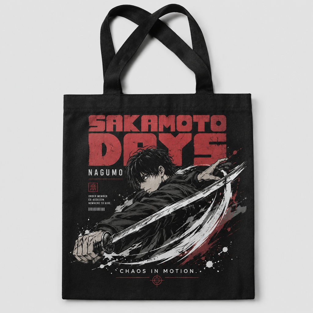 Nagumo Sakamoto Days Anime Canvas Tote Bag - Chaos In Motion