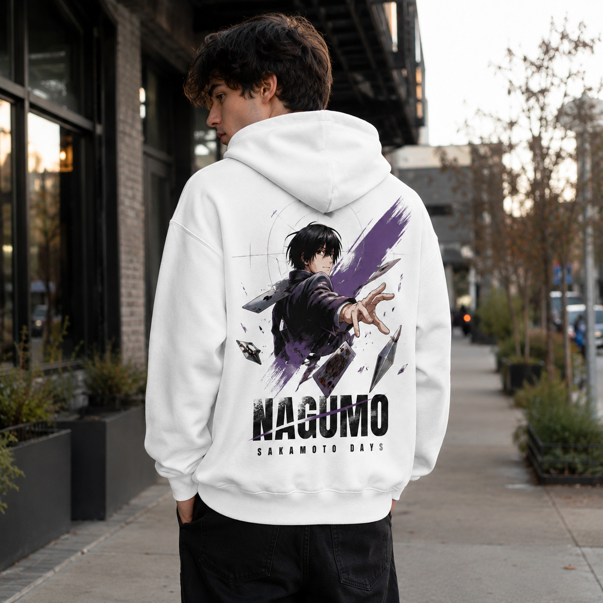 Nagumo Sakamoto Days Anime Hoodie - Nagumo Cards