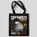 Nagumo Sakamoto Days Anime Canvas Tote Bag - Smile Aim Vanish