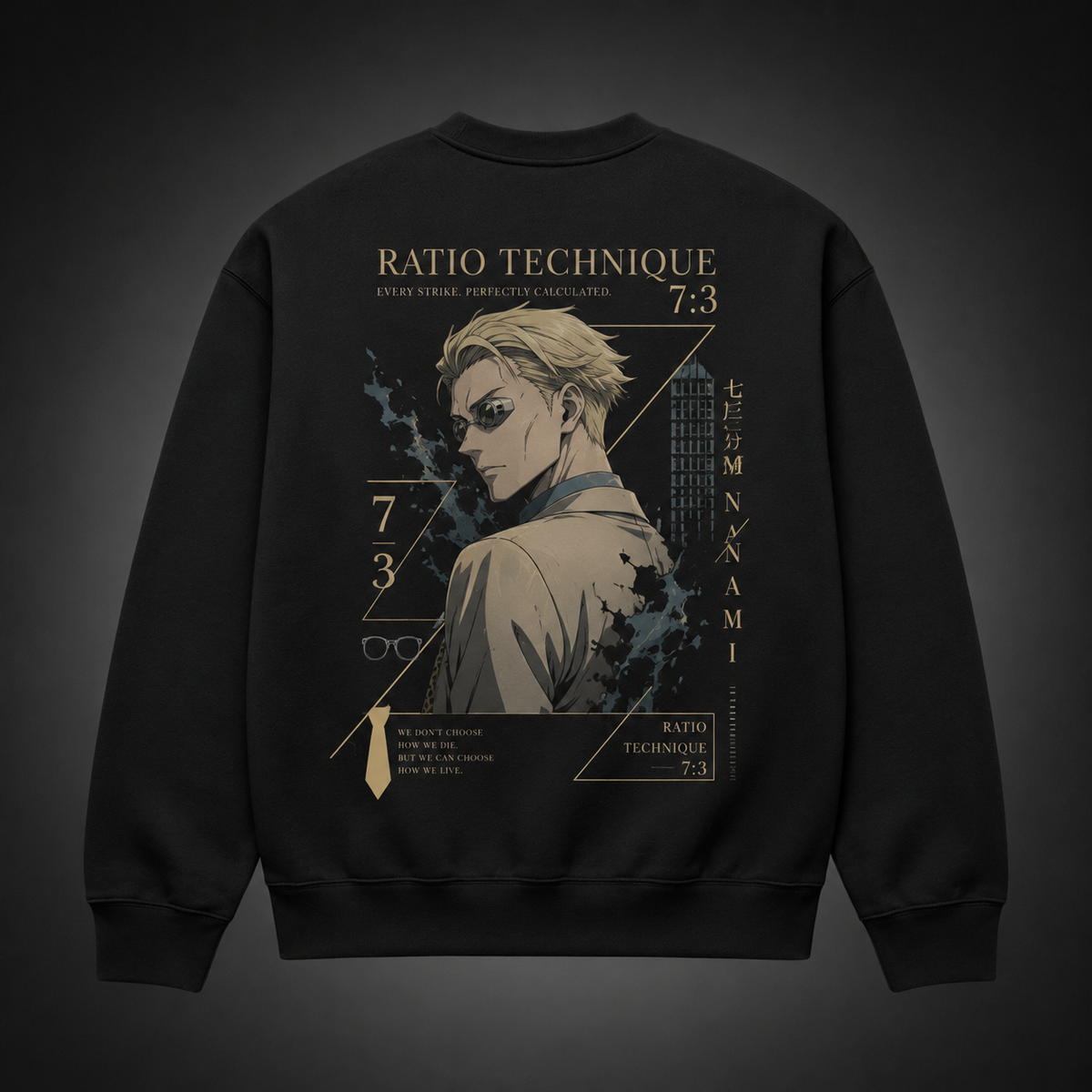 Nanami Kento Jujutsu Kaisen Anime Sweatshirt - Ratio Technique