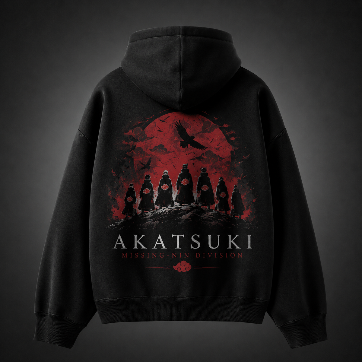 Naruto Anime Hoodie - Akatsuki Blood Moon