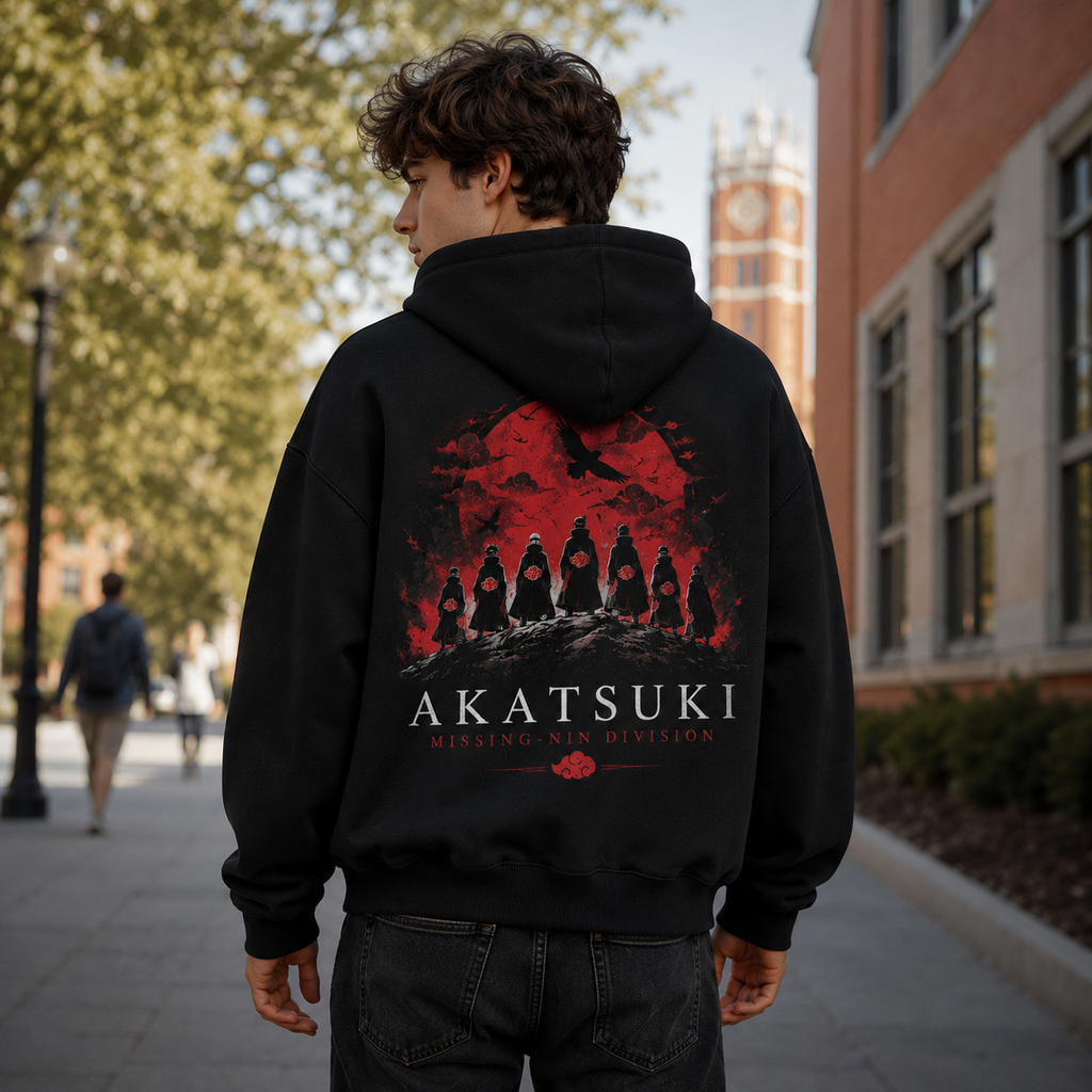 Naruto Anime Hoodie - Akatsuki Blood Moon