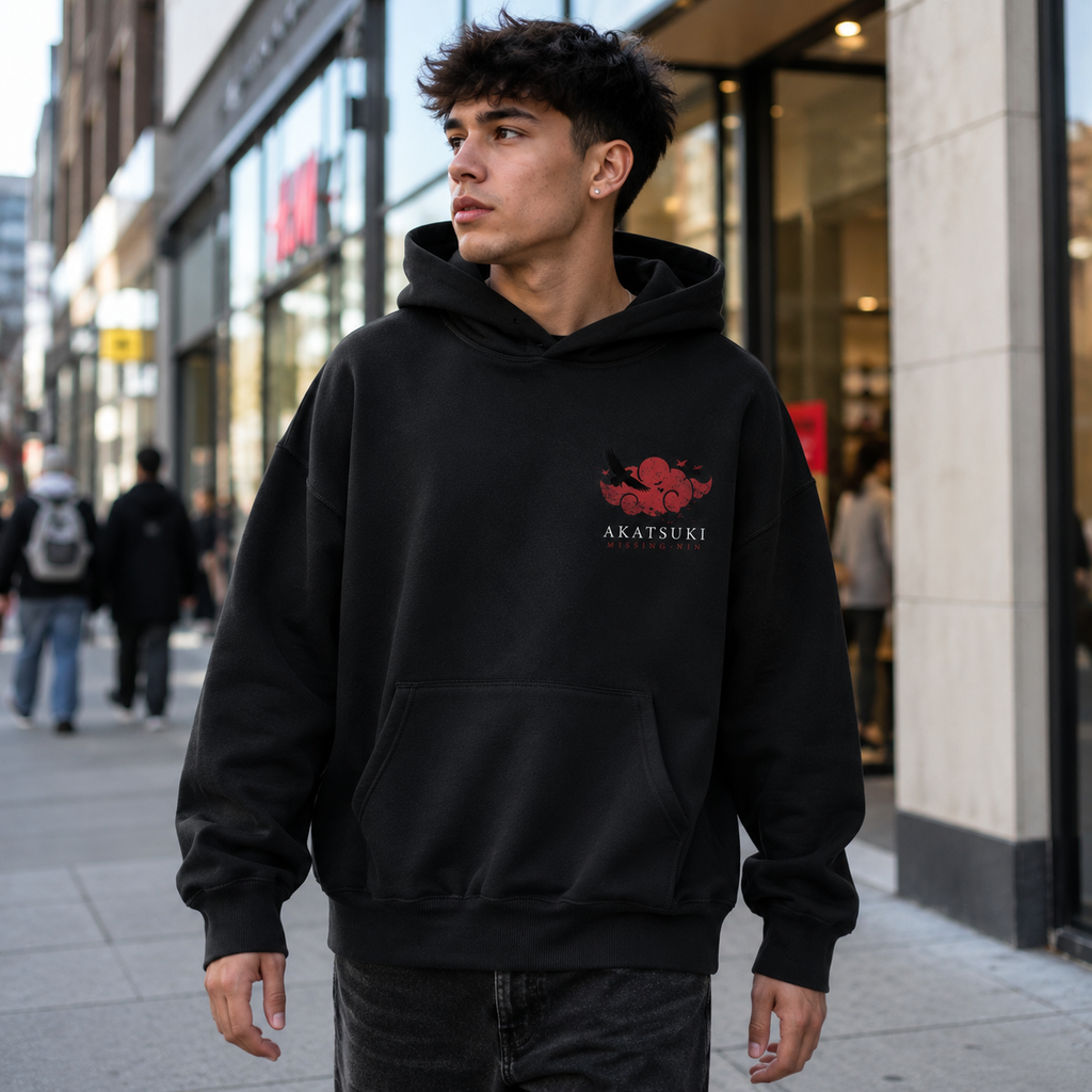 Naruto Anime Hoodie - Akatsuki Blood Moon