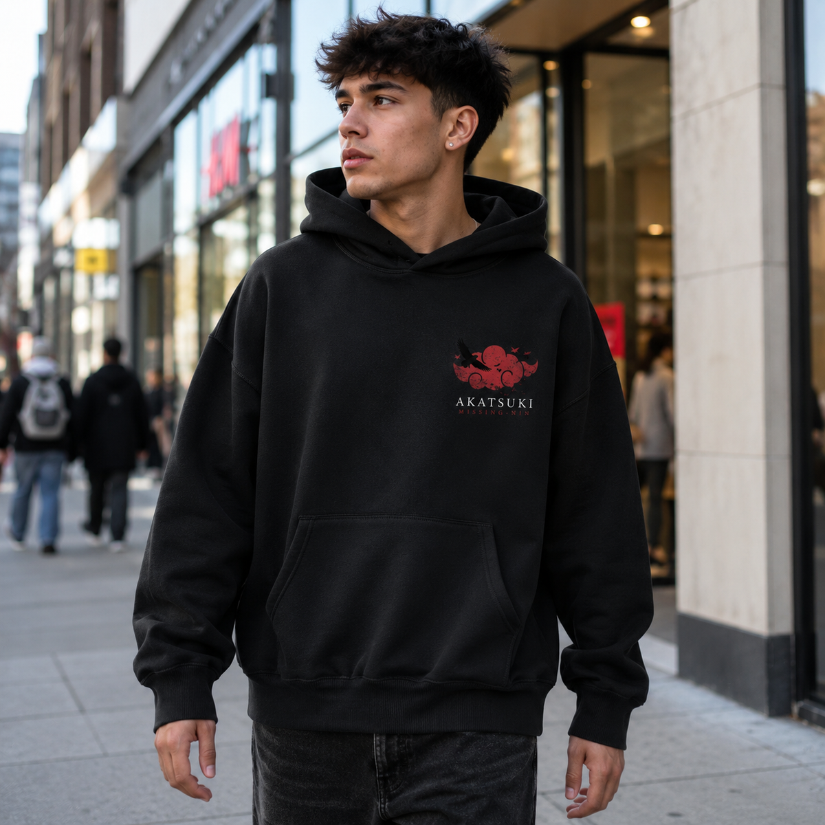 Naruto Anime Hoodie - Akatsuki Blood Moon