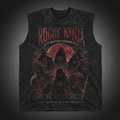 Naruto Anime Tank Top - Rogue Ninja Akatsuki Acid Wash Vest