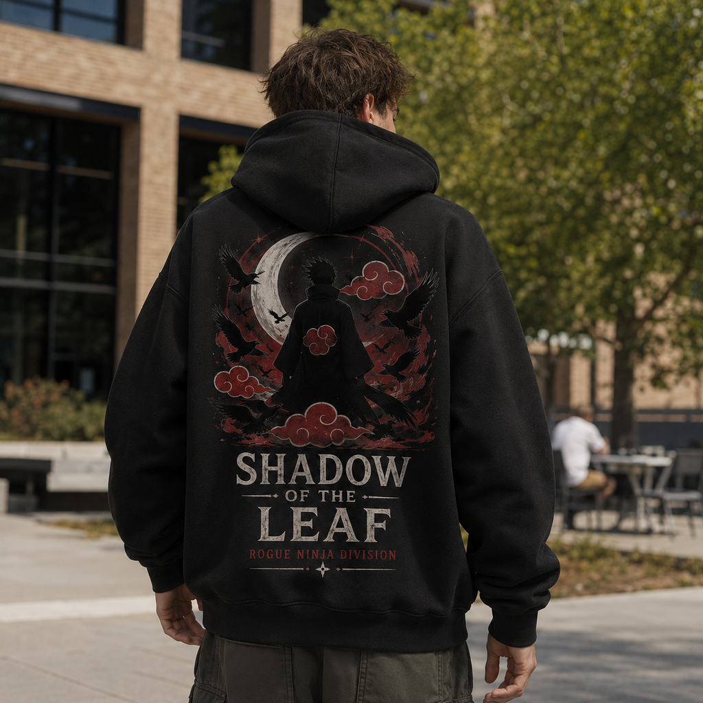 Naruto Anime Hoodie - Shadow Of The Leaf