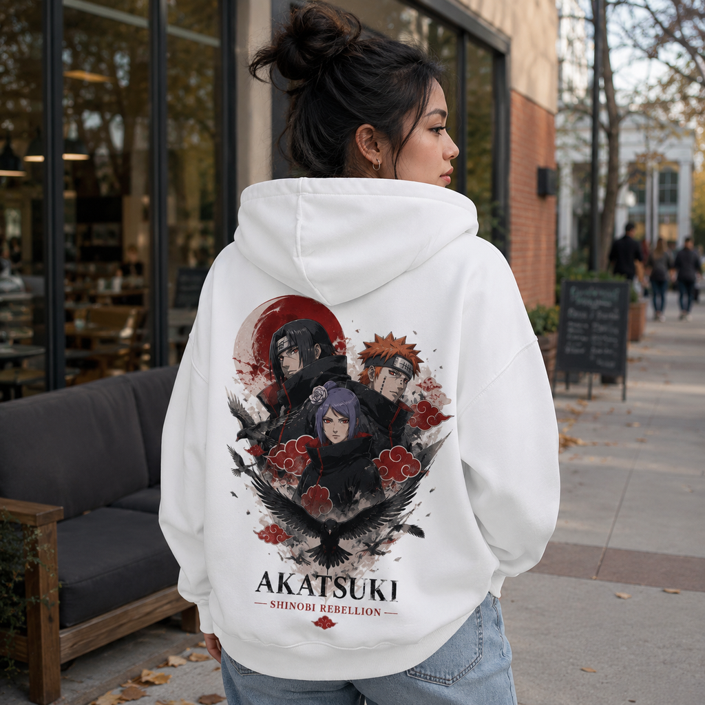 Naruto Anime Hoodie - Shinobi Rebellion