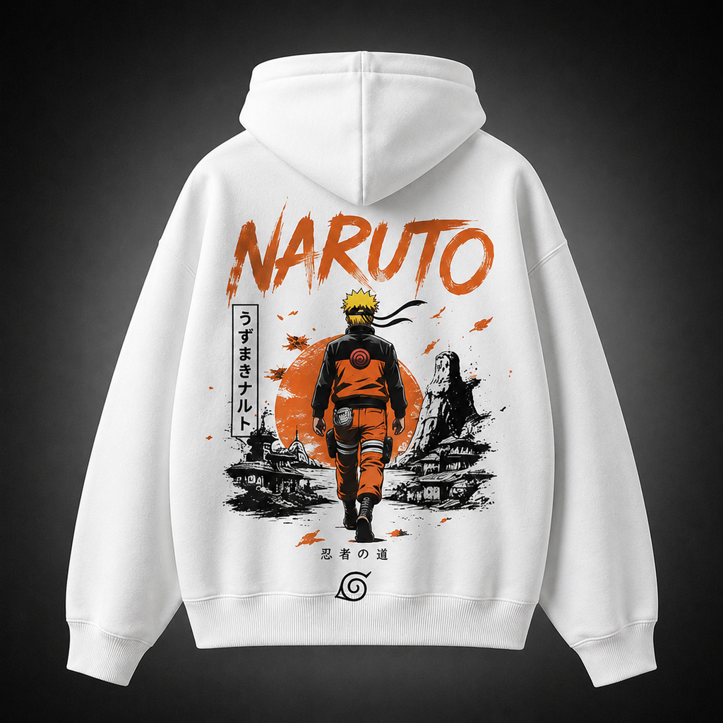 Naruto Uzumaki Naruto Anime Hoodie - Ninja Way Sunset