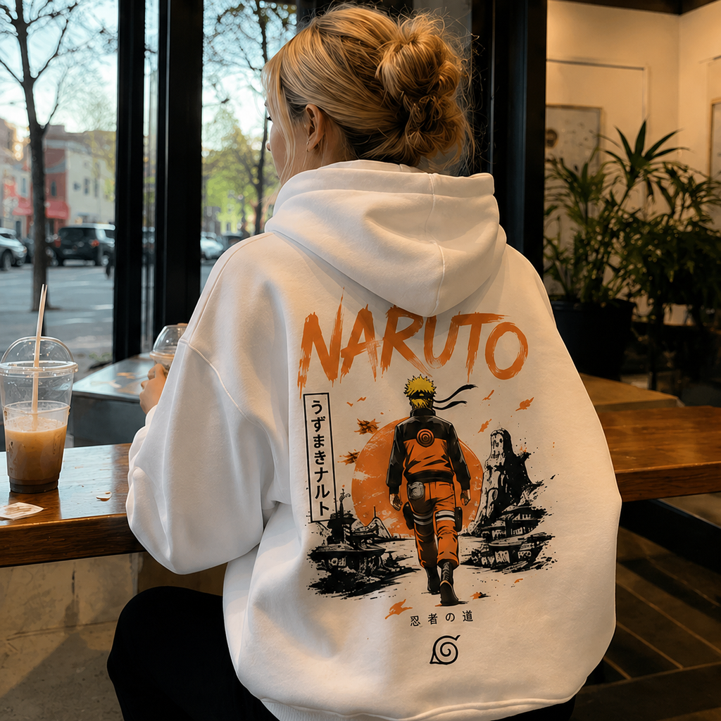 Naruto Uzumaki Naruto Anime Hoodie - Ninja Way Sunset