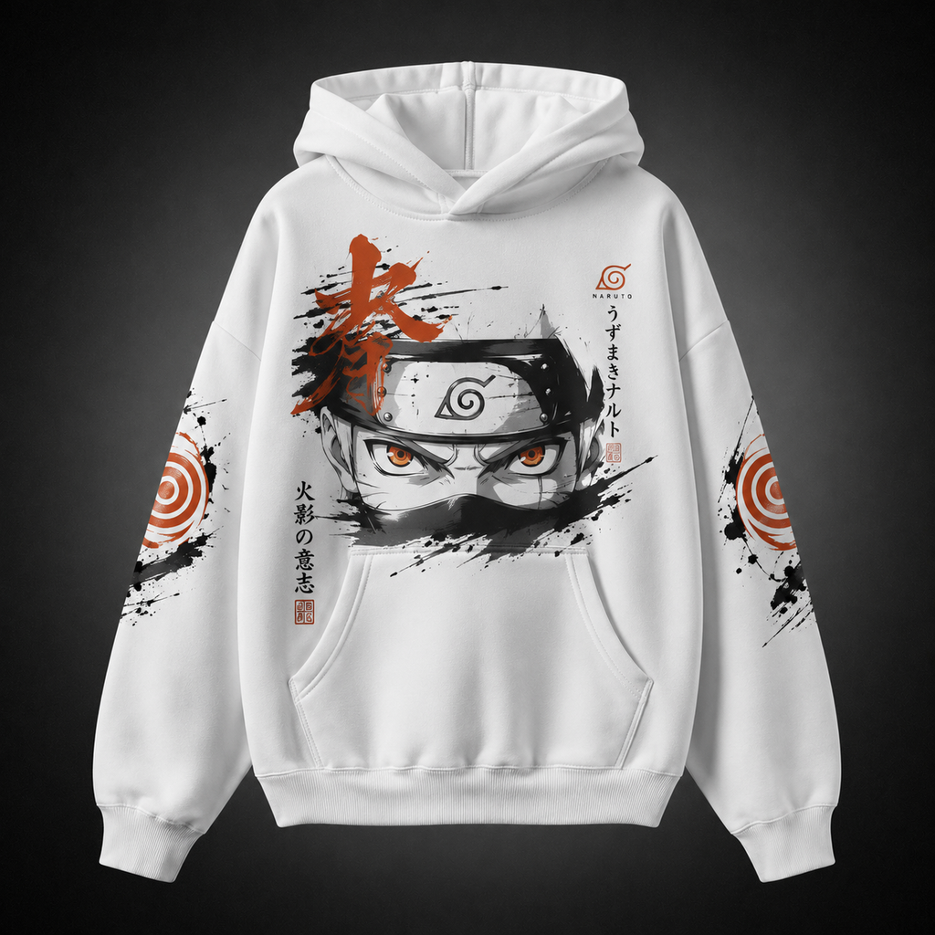 Naruto Uzumaki Naruto Anime Hoodie - Seventh Hokage Ink