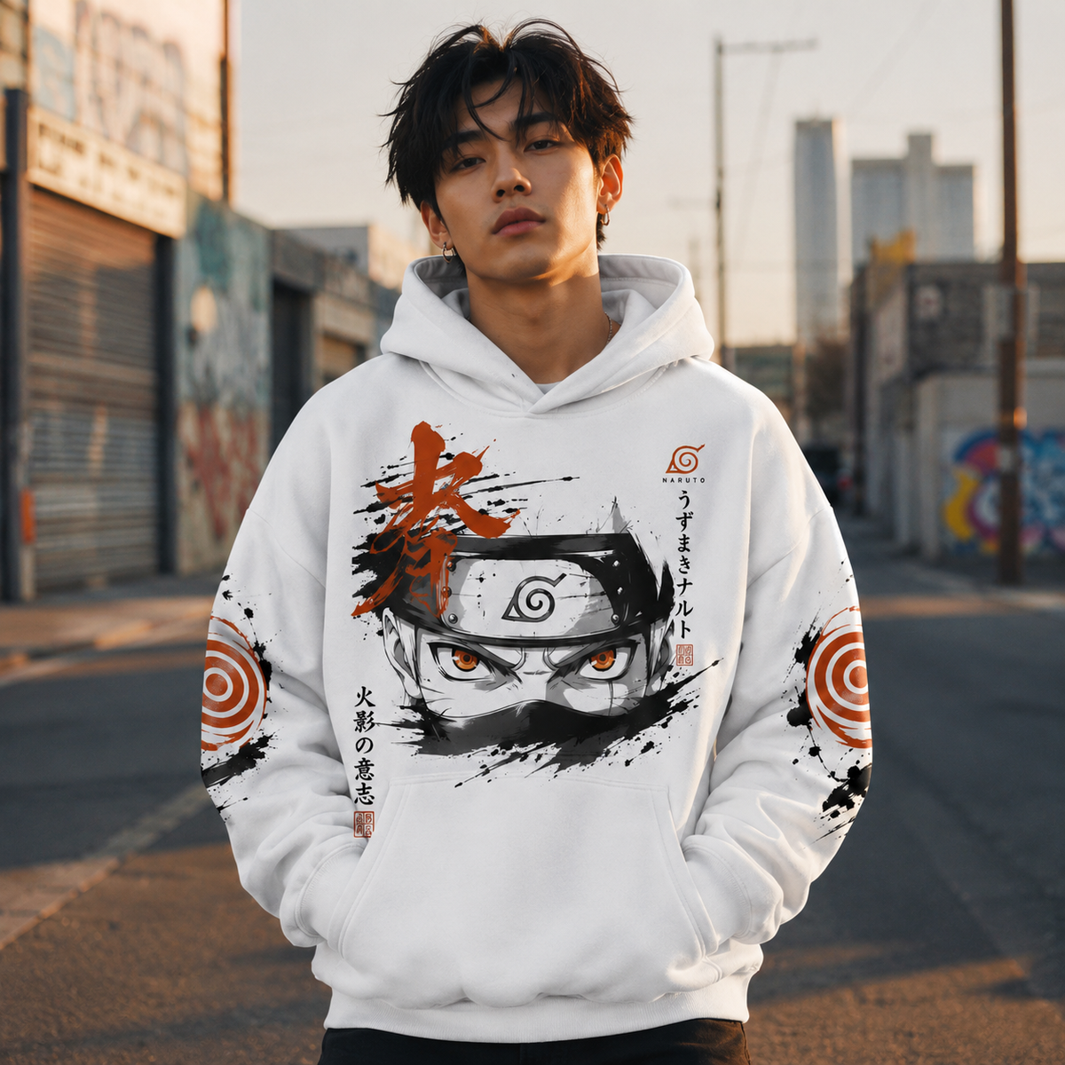 Naruto Uzumaki Naruto Anime Hoodie - Seventh Hokage Ink
