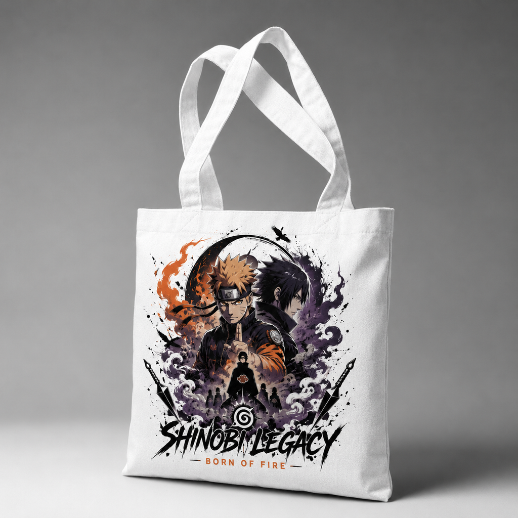 Naruto Uzumaki Naruto Anime Canvas Tote Bag - Shinobi Legacy