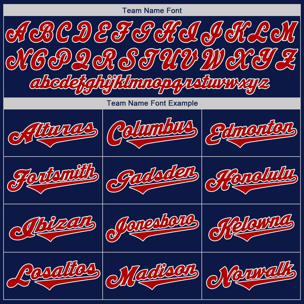 Custom Baseball Jersey - Navy Red-White - Style Navy0098