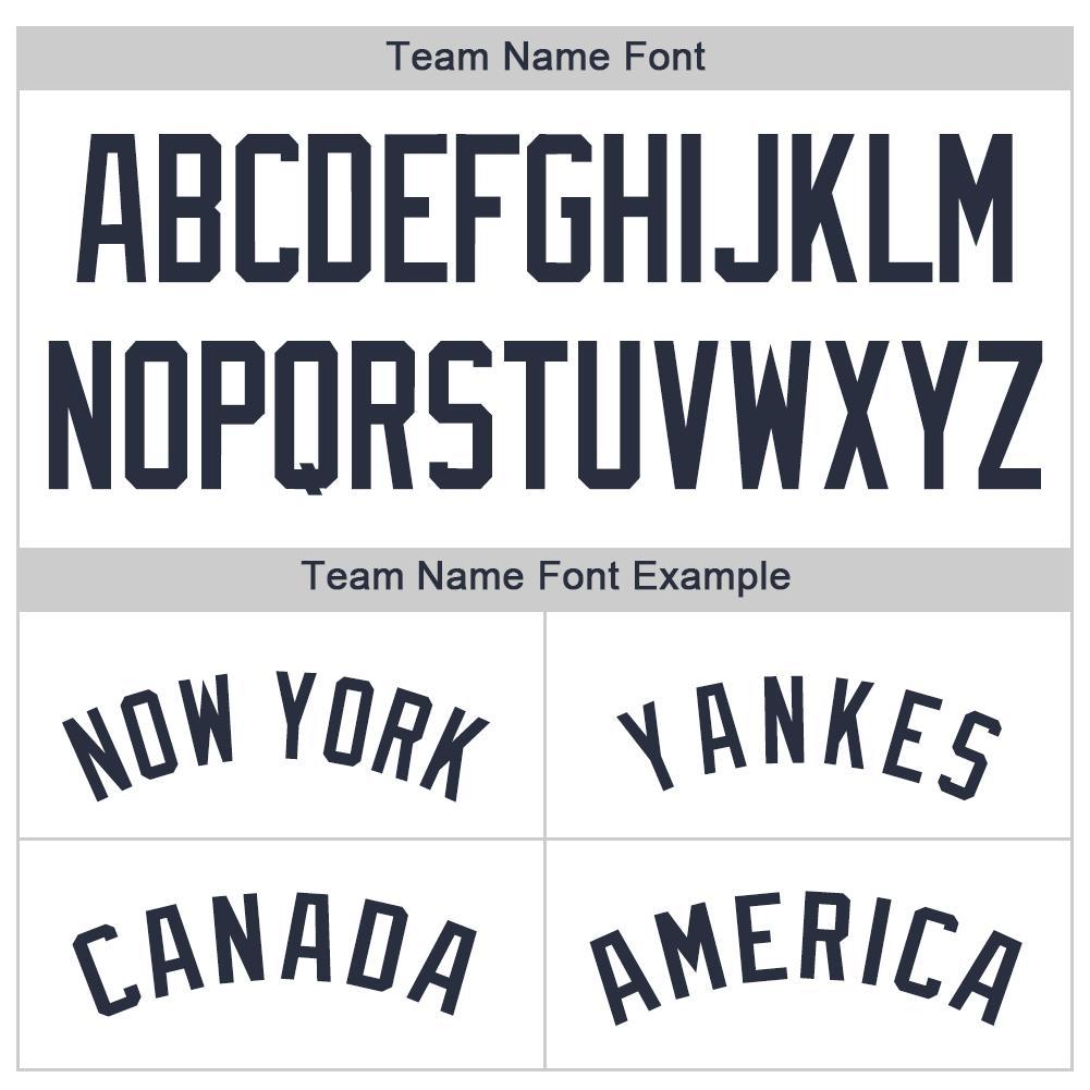 Custom Baseball Jersey - White Navy Pinstripe Navy