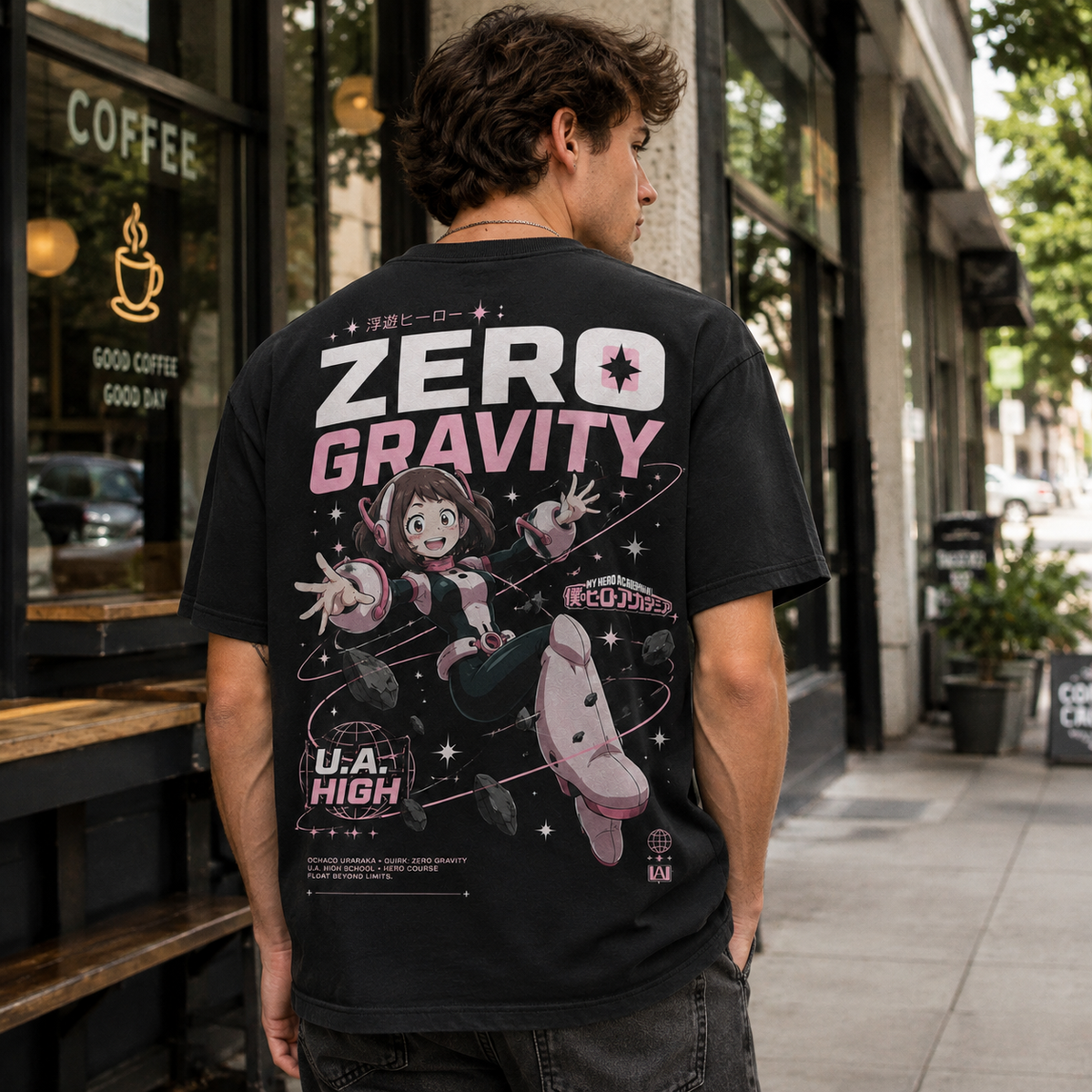 Ochaco Uraraka My Hero Academia Anime Graphic Tee - Zero Gravity