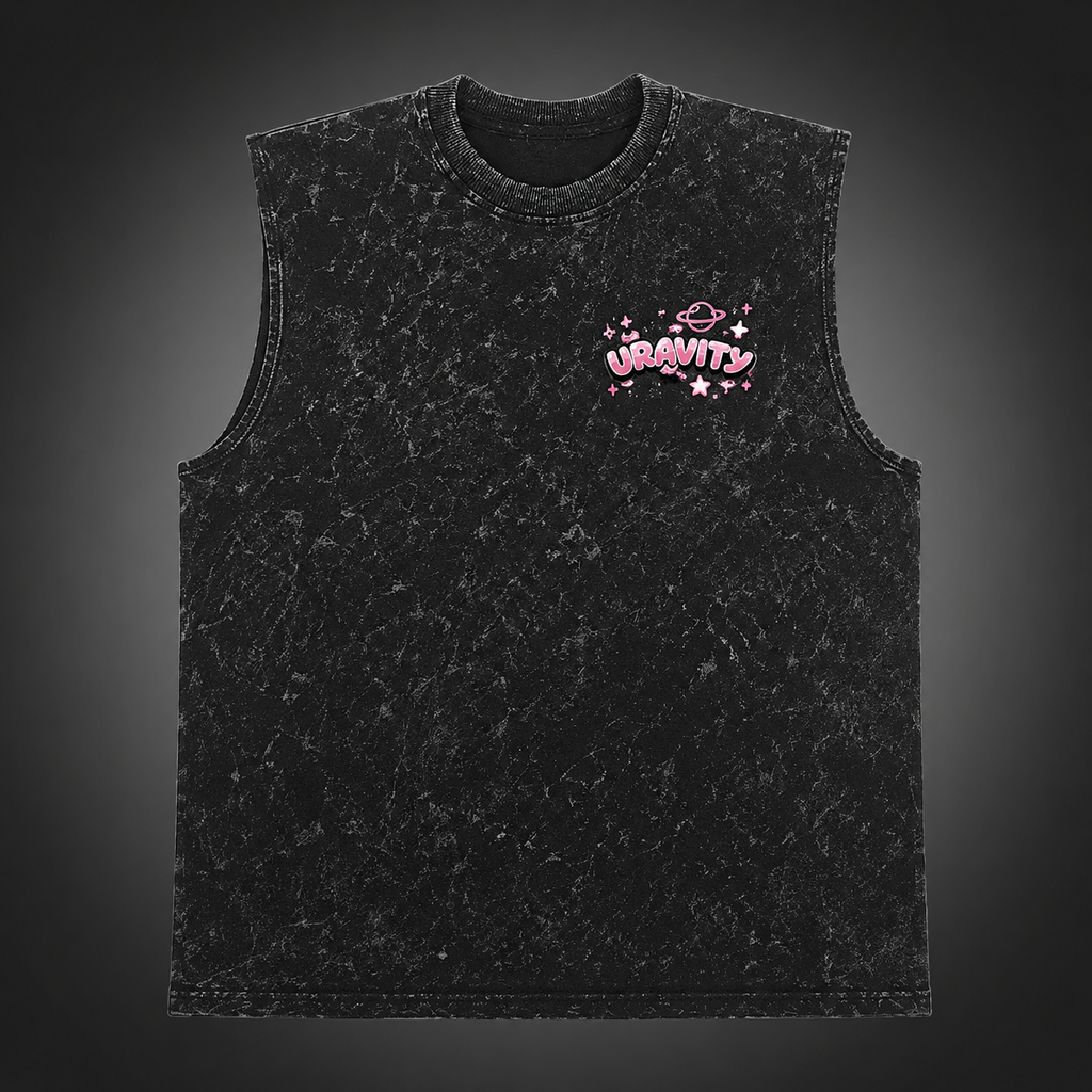 Ochaco Uraraka (Uravity) My Hero Academia Anime Tank Top - Uravity Zero Gravity Acid Wash Vest