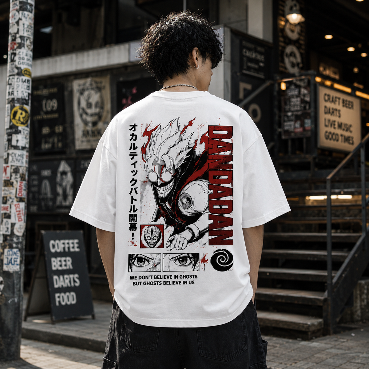 Okarun Dandadan Anime Graphic Tee - Turbo Curse Sprint