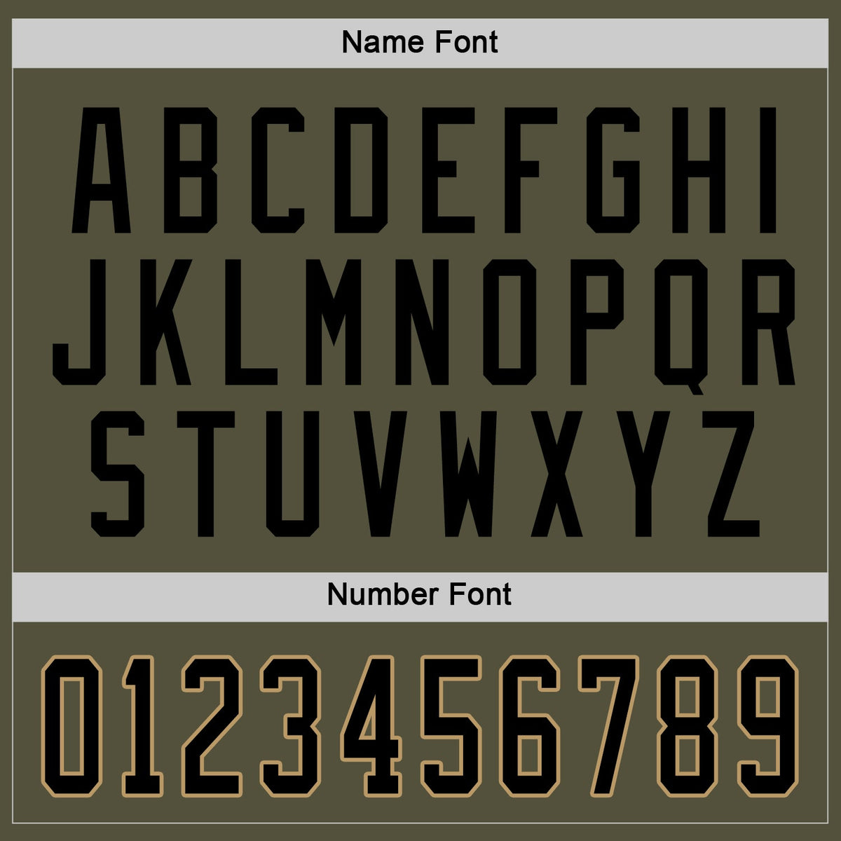Custom Hockey Jersey - Olive Black-Old Gold Salute To Service - Style Olive0085