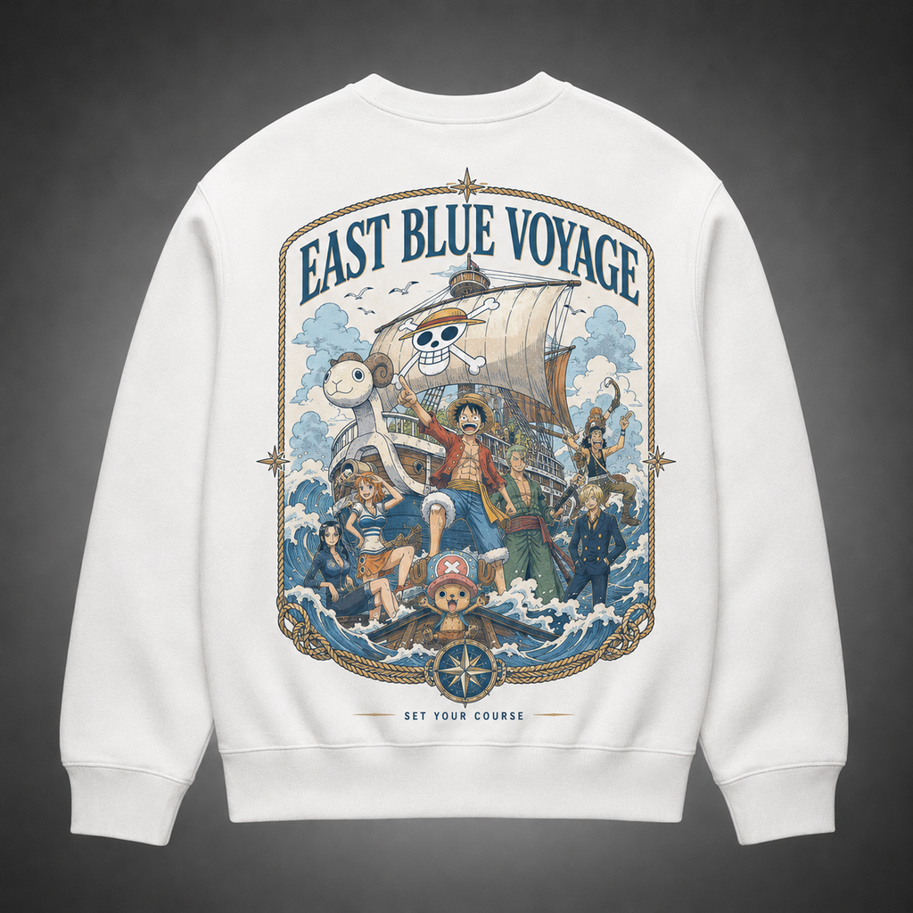 One Piece Anime Sweatshirt - East Blue Voyage