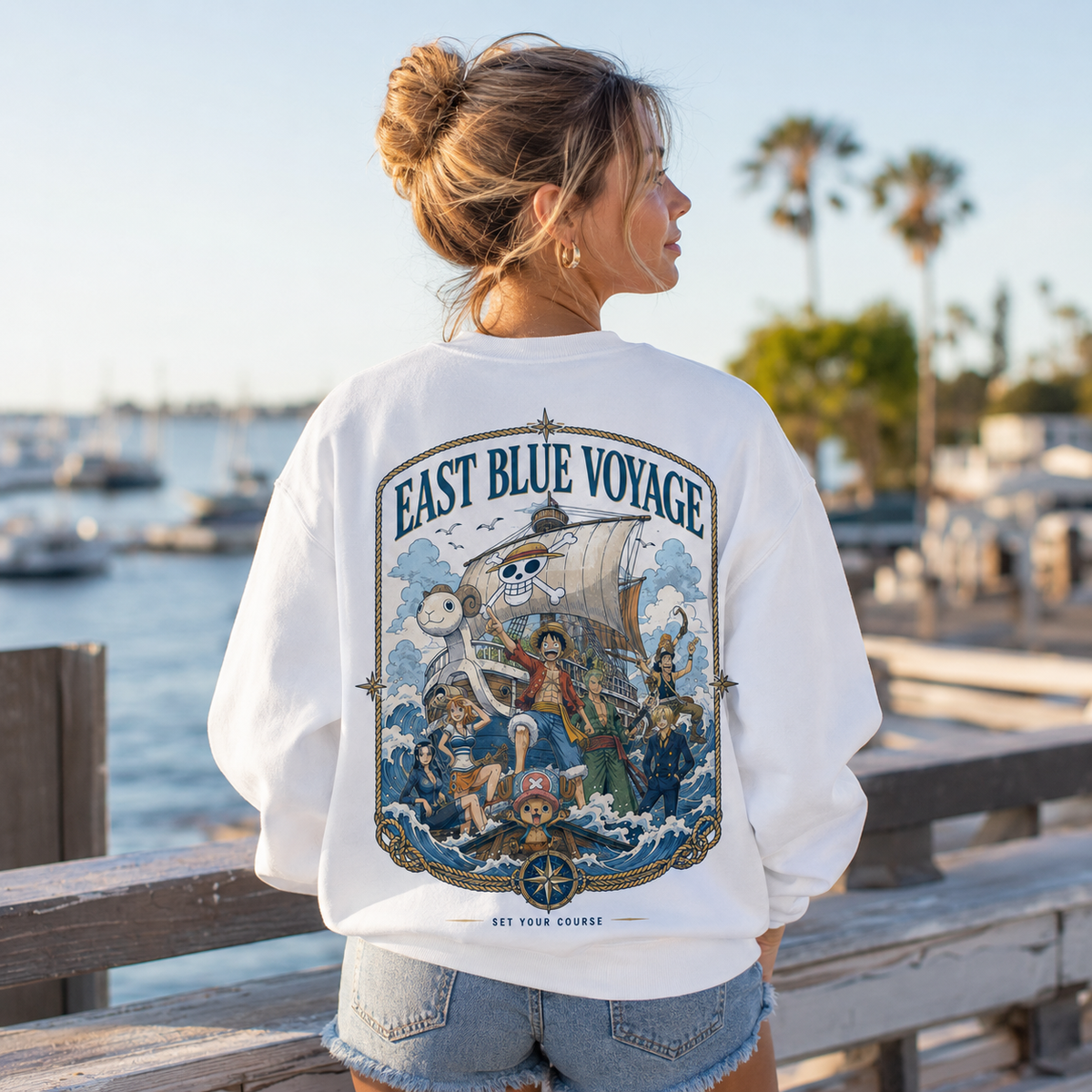 One Piece Anime Sweatshirt - East Blue Voyage