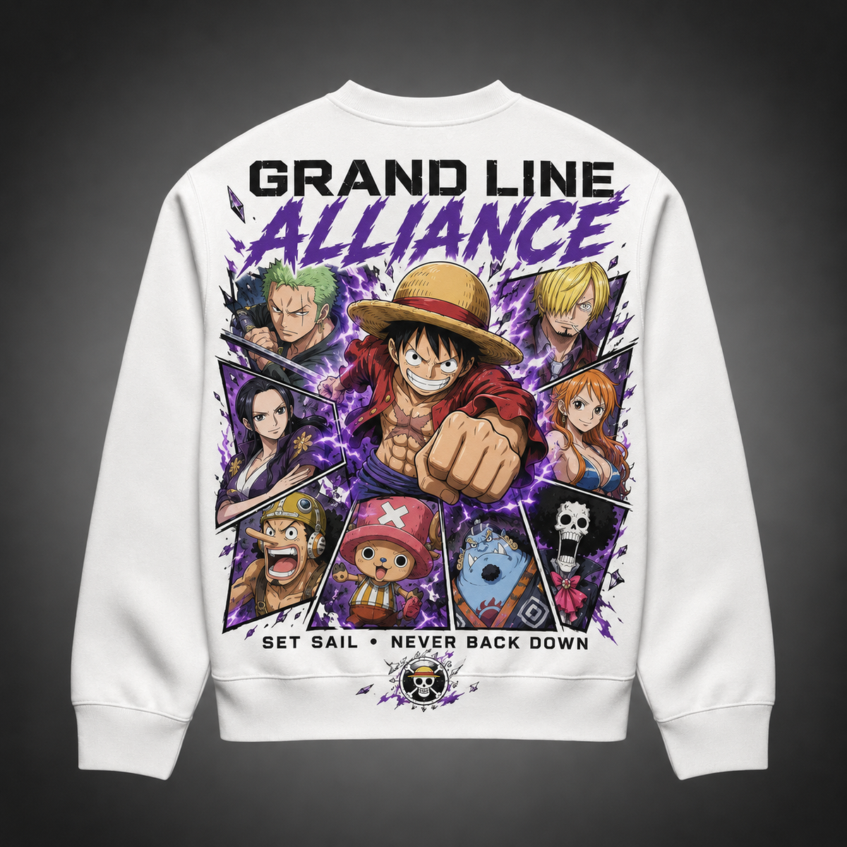 One Piece Anime Sweatshirt - Grand Line Alliance