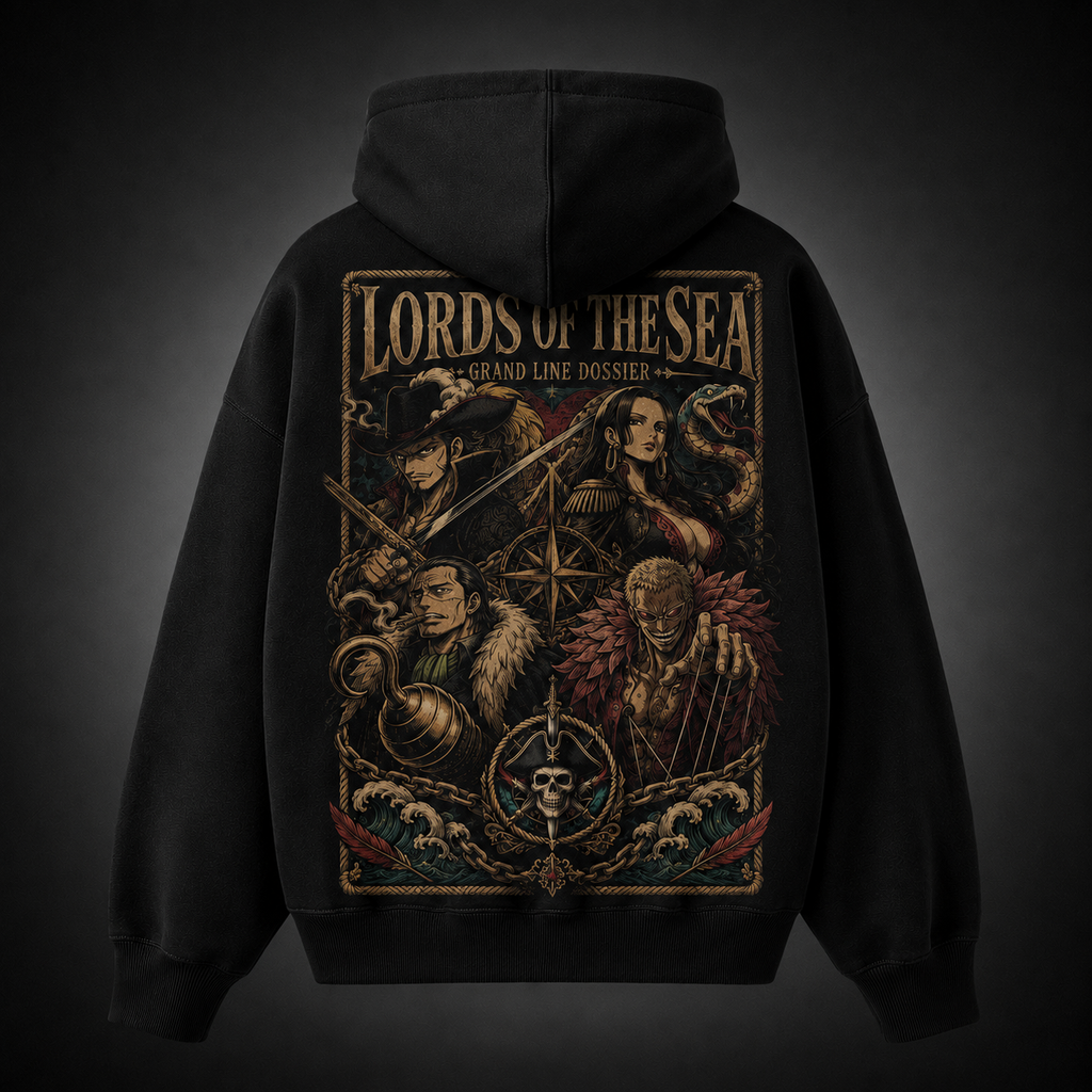 One Piece Anime Hoodie - Grand Line Dossier