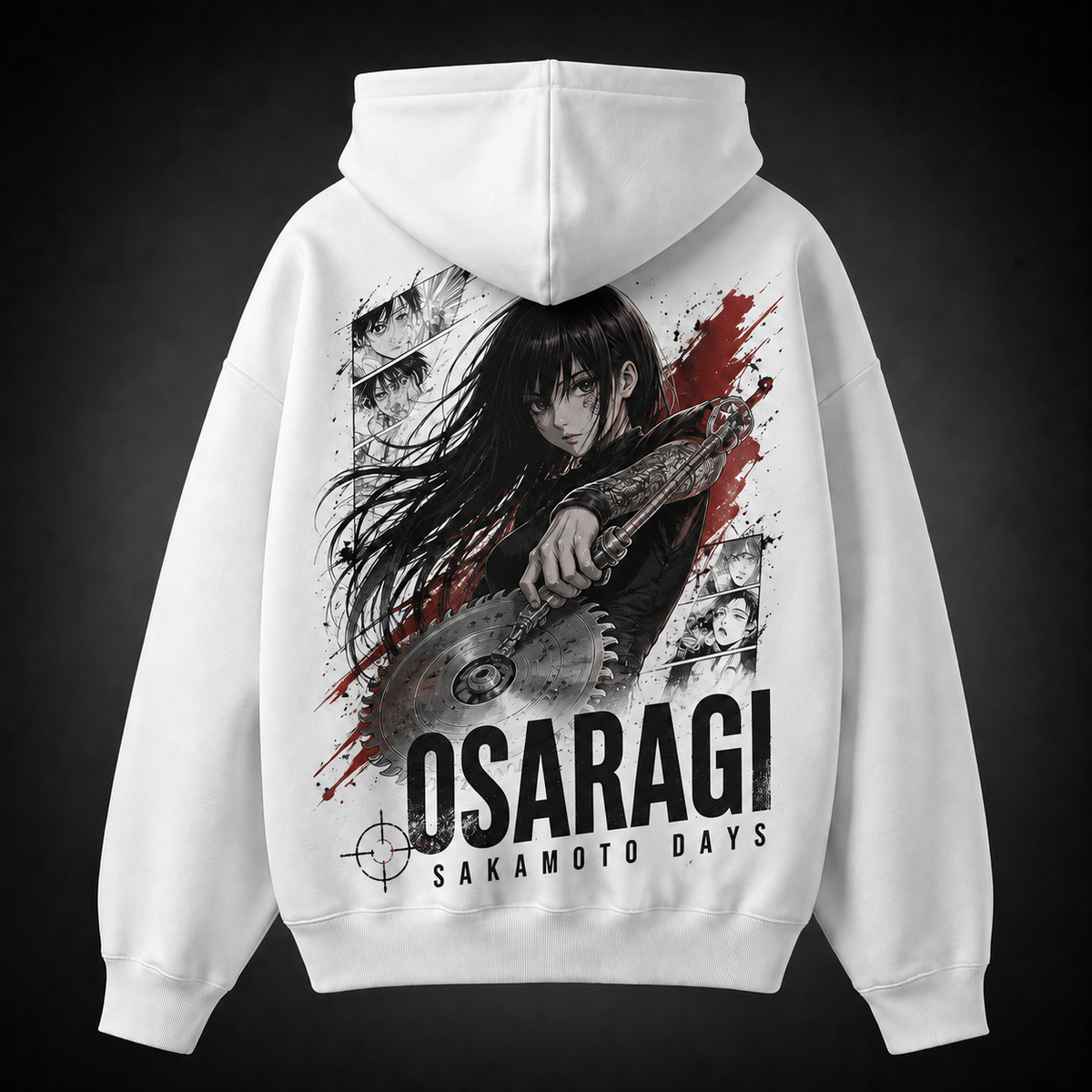 Osaragi Sakamoto Days Anime Hoodie - Osaragi Saw Blade