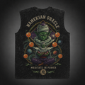Piccolo Dragon Ball Anime Tank Top - Namekian Oracle Acid Wash Vest