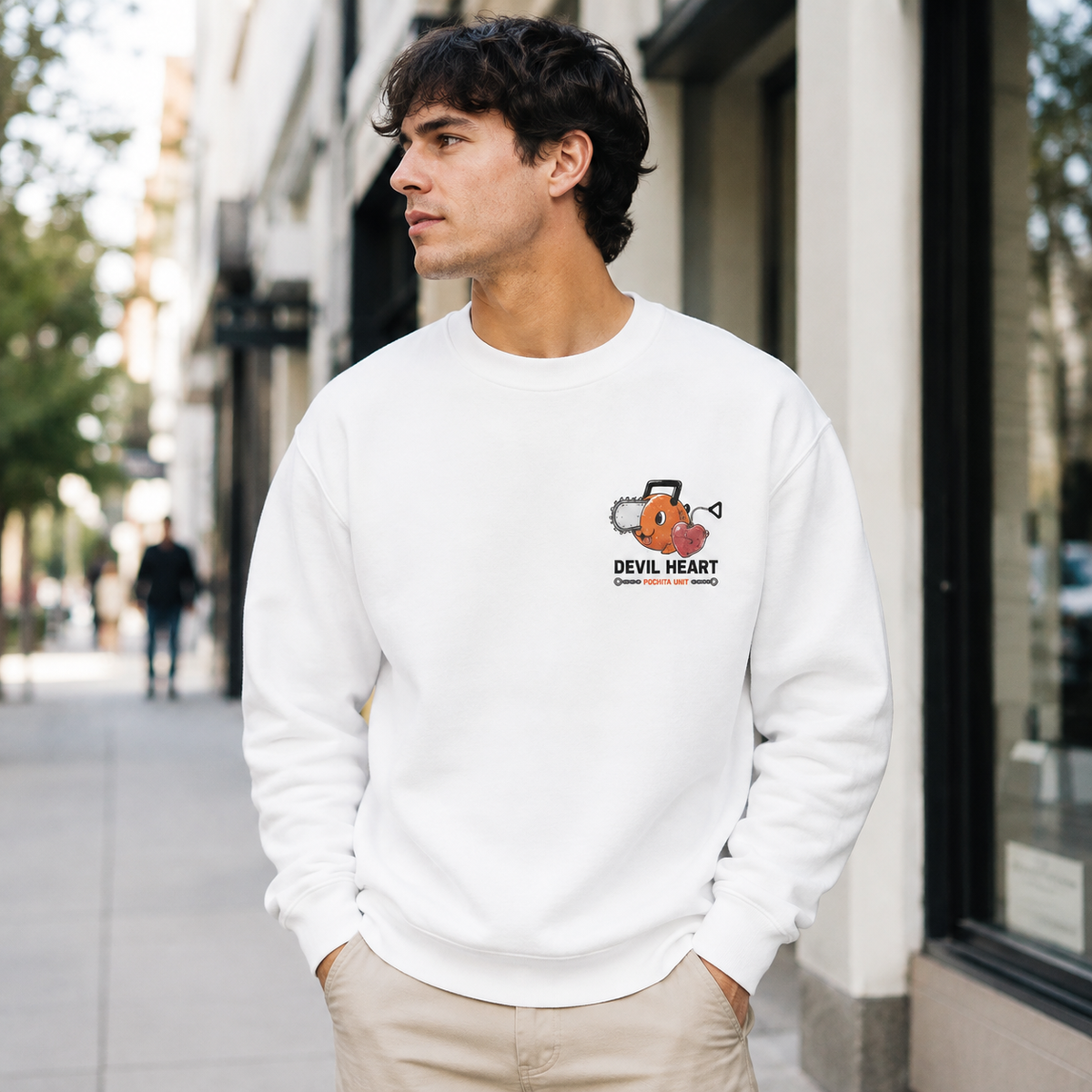 Pochita Chainsaw Man Anime Sweatshirt - Heart Of The Hunt