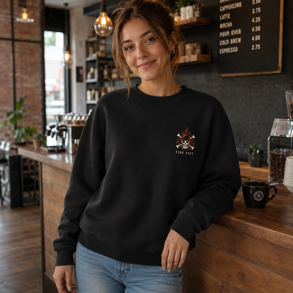 Portgas D. Ace One Piece Anime Sweatshirt - Fire Fist Ace