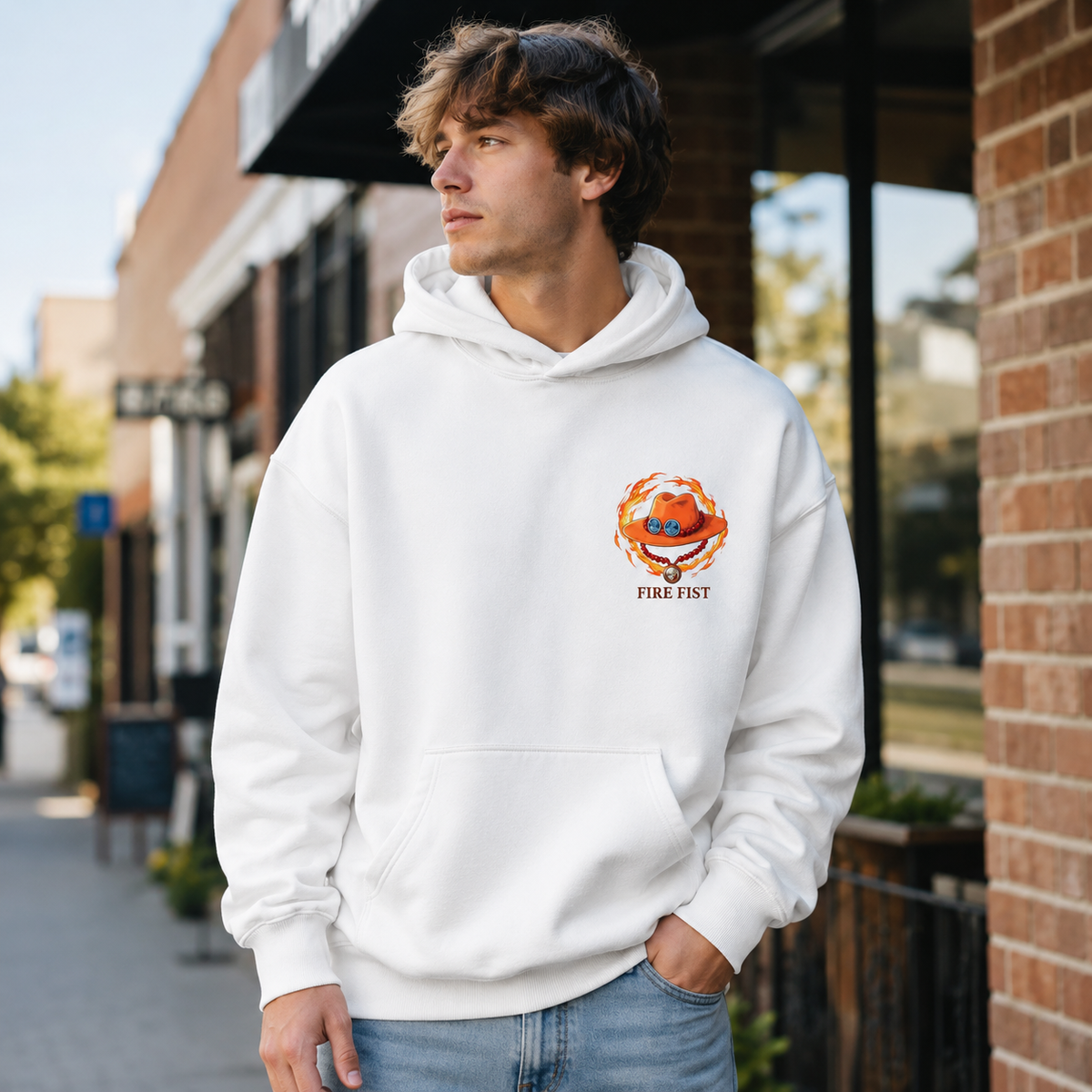 Portgas D. Ace One Piece Anime Hoodie - Fire Fist