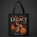 Portgas D. Ace One Piece Anime Canvas Tote Bag - Fire Fist Legacy