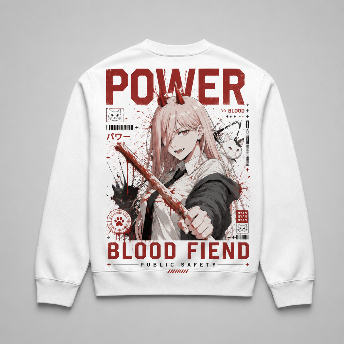 Power Chainsaw Man Anime Sweatshirt - Blood Fiend