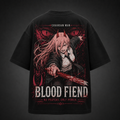 Power Chainsaw Man Anime Graphic Tee - Blood Fiend