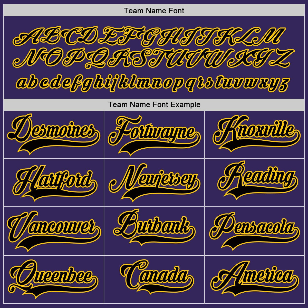 Custom Hockey Jersey - Purple Black-Gold - Style Purple0153