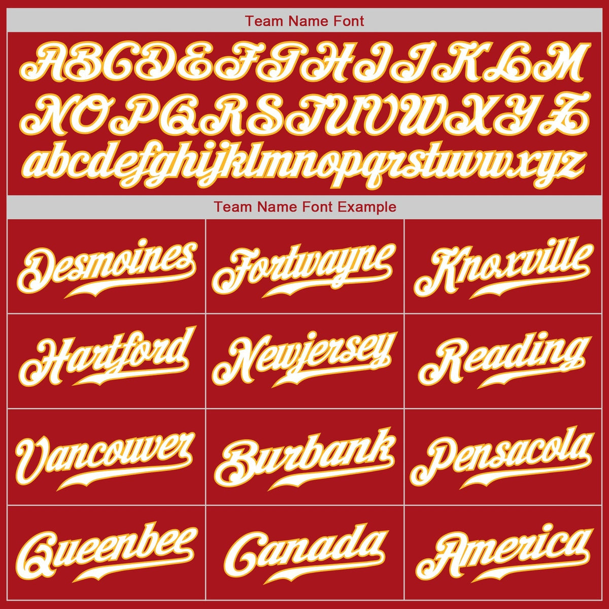 Custom Baseball Jersey - Red White-Gold