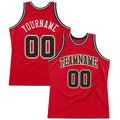 Custom Basketball Jersey - Red Black-White Throwback - Style Red0203