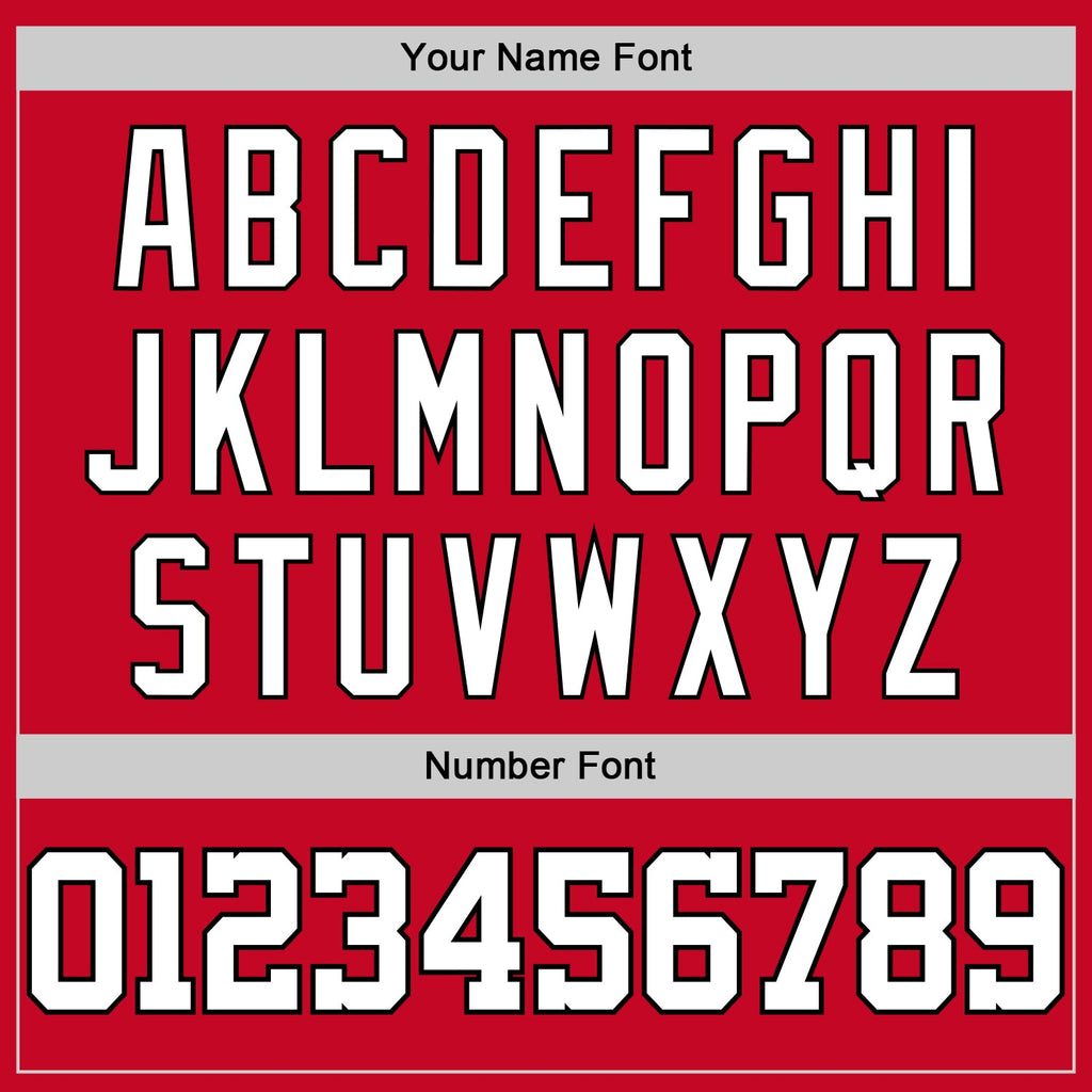 Custom Basketball Jersey - Red White-Black Throwback - Style Red0209