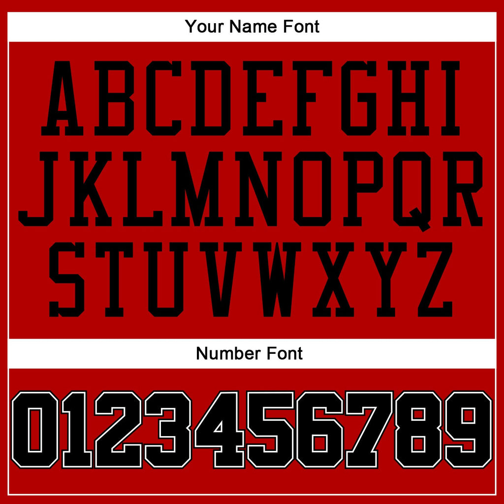 Custom Basketball Jersey - Red White Pinstripe Black-White