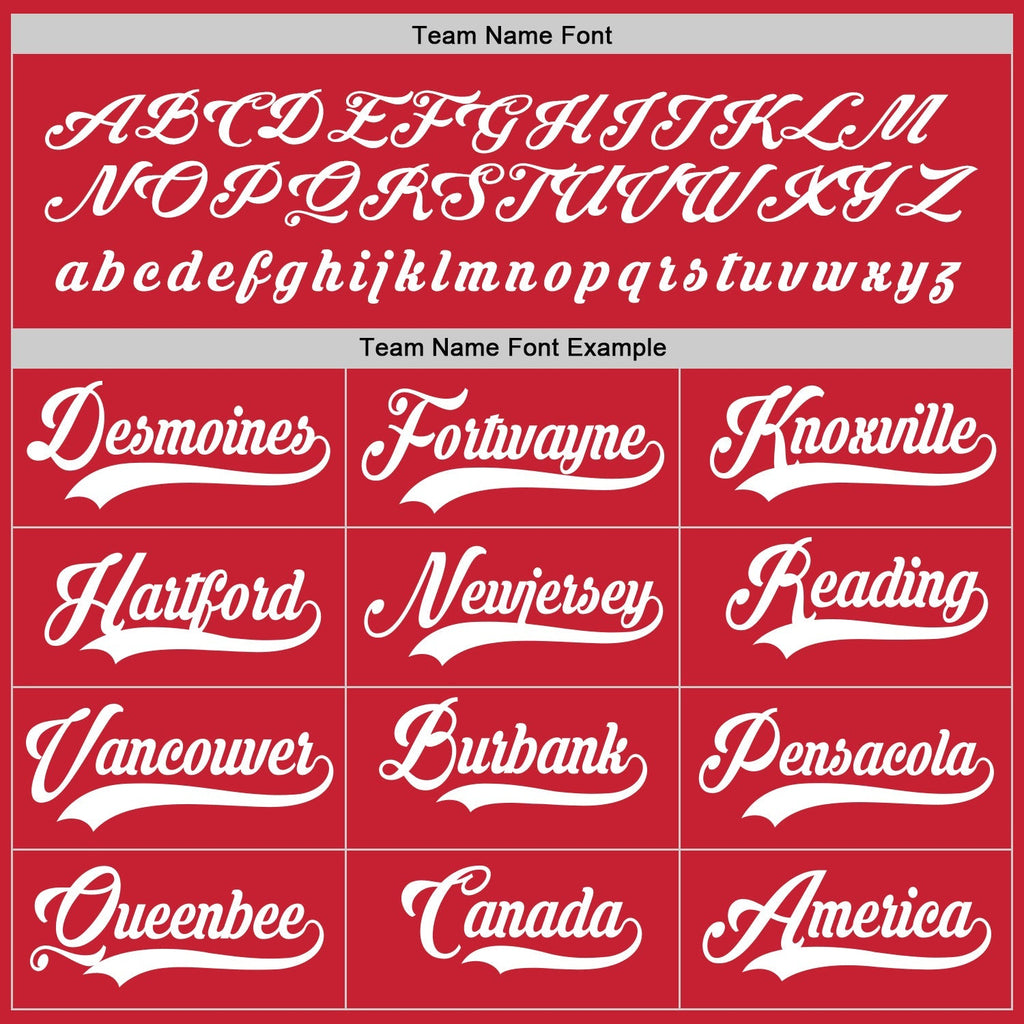 Custom Hockey Jersey - Red White