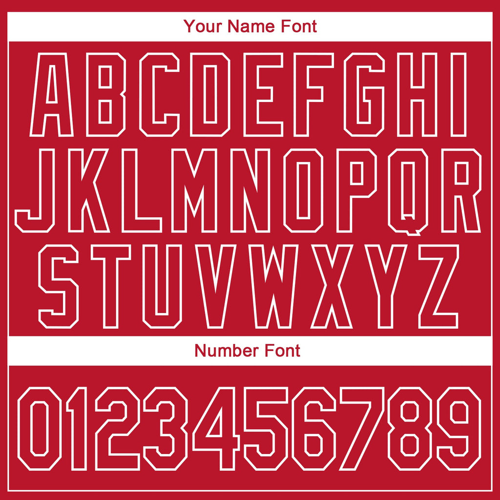 Custom Baseball Jersey - Red Red-White Christmas 3D