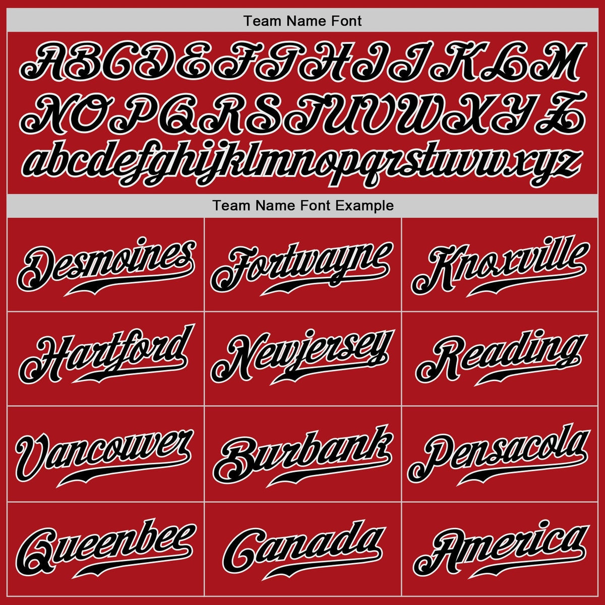 Custom Baseball Jersey - Red Black-White