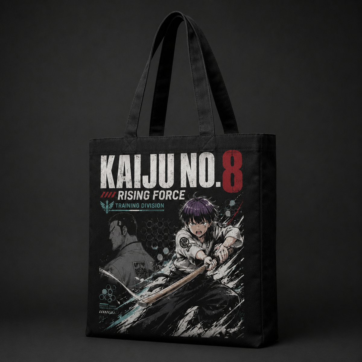 Reno Ichikawa Kaiju No. 8 Anime Canvas Tote Bag - Rising Force Training