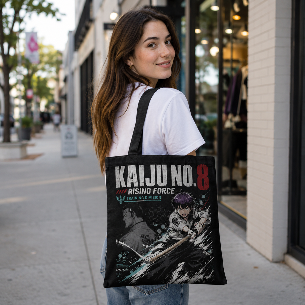 Reno Ichikawa Kaiju No. 8 Anime Canvas Tote Bag - Rising Force Training