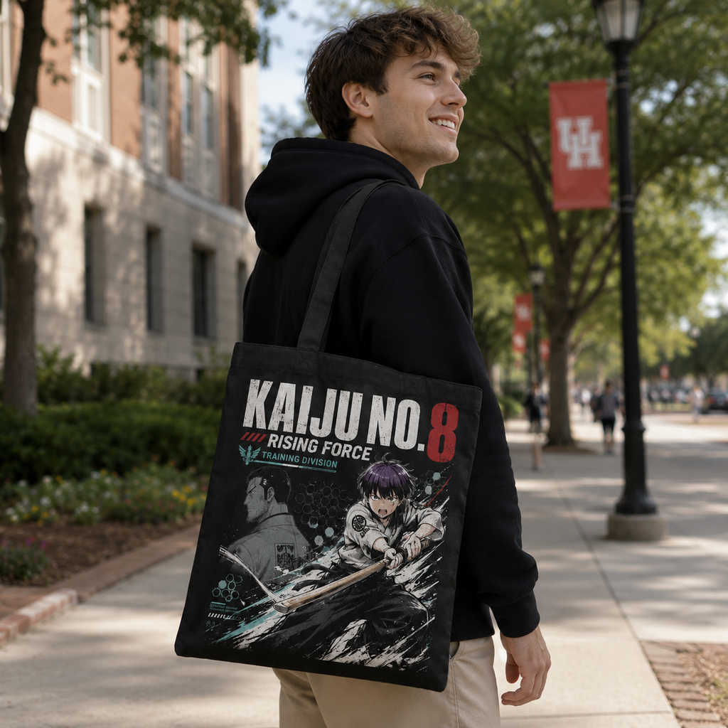 Reno Ichikawa Kaiju No. 8 Anime Canvas Tote Bag - Rising Force Training