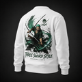 Roronoa Zoro One Piece Anime Sweatshirt - Three Sword Style